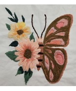 ListEbay said:  Vintage Embroidered Butterfly Floral 10.5x11.5 Handmade ... - €18,78 EUR ListEbay said:  Vintage Embroidered Butterfly Floral 10.5x11.5 Handmade ... - €18,78 EUR