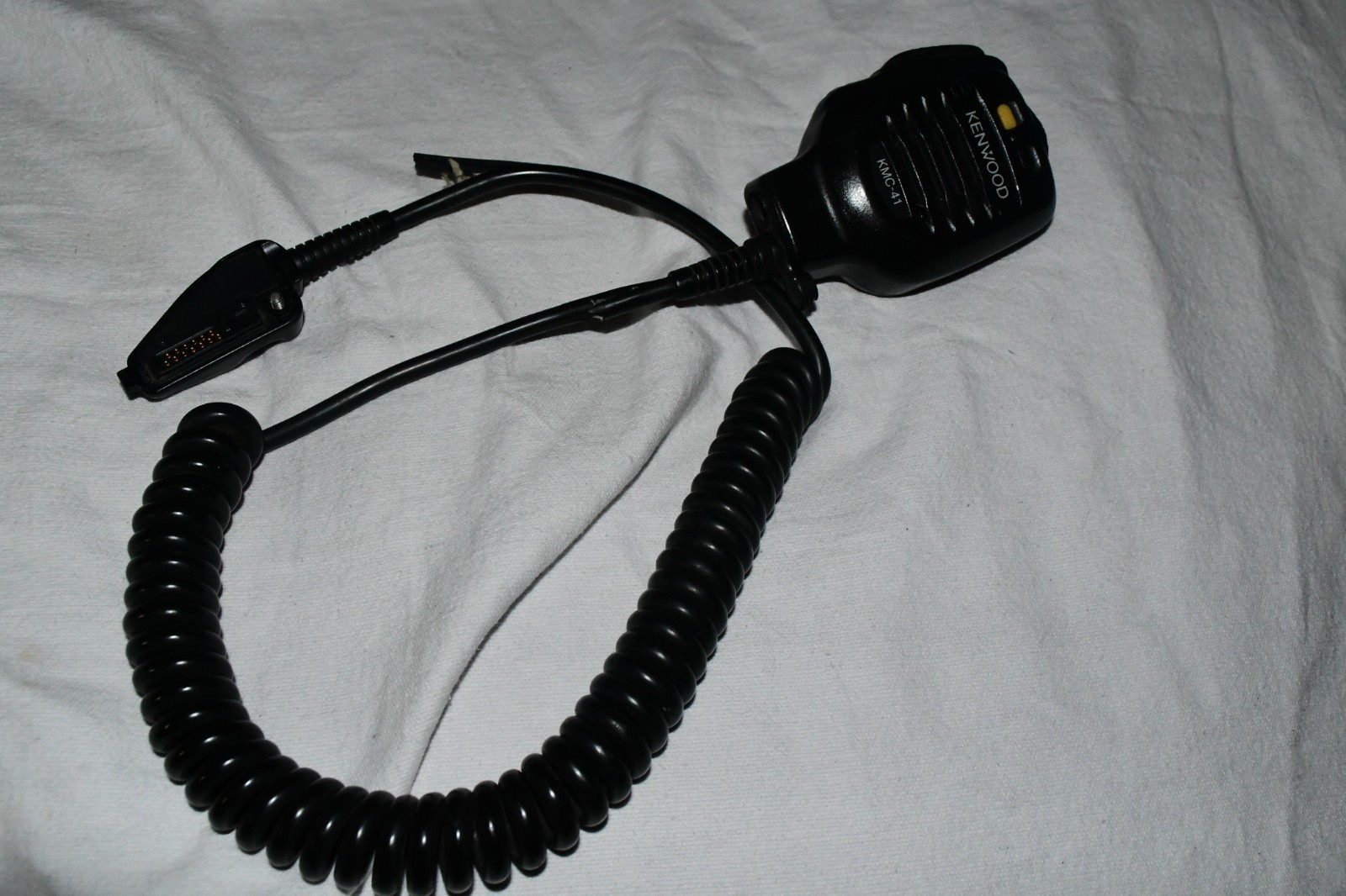 Kenwood KMC-41 microphone Mic TK2180 TK3180 TK2260 TK380 FRAYED  RUBBER ... - $26.39