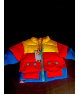 NEW Color Block Puffer Jacket Newborn LEGO® Collection x Target Multicolor - £34.11 GBP