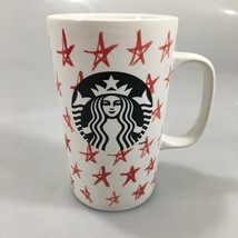 Starbucks Red Stars Split Tail Mermaid Tall 16 Ounce Coffee Mug Holiday ... - £20.43 GBP