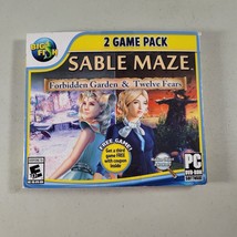 Big Fish Hidden Object PC Video Game Sable Maze Forbidden Garden Twelve Fears - £7.94 GBP