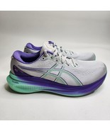 Asics Gel Kayano 30 Running Shoes Sneakers Green Purple Size 9.5 NO INSOLES - £46.85 GBP