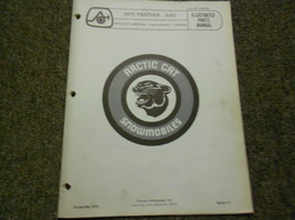 1975 Arctic Cat Panther 440 Illustrated Service Parts Catalog Manual FACTORY OEM - $25.01