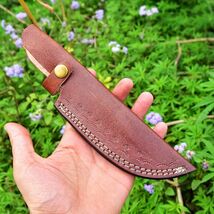 Custom Leather Knife Sheath Straight knife Holster blade Cover Belt Case... - $13.12