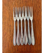 VTG Wurttembergische Silverplate WMF 2 Tine 5.5&quot; Snail Olives Canapés Ap... - $19.95