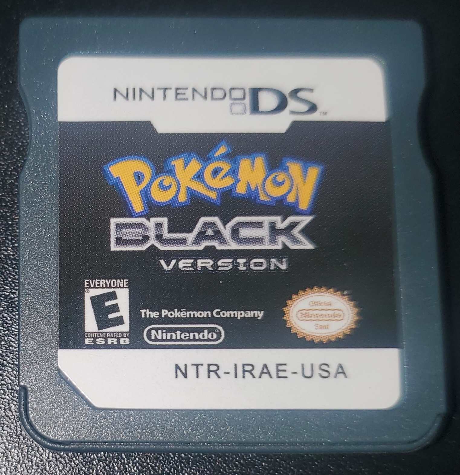 Pokemon Black 1 Nintendo DS Video Game Cartridge 2011