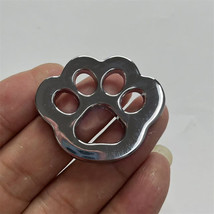 The Print Of Cat&#39;s Paw Dog Paw Prints Creative Cat 3D Stereo Metal Sticker Side  - £9.26 GBP