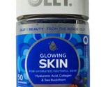 OLLY Glowing Skin Hyaluronic Acid Collagen Gummies 50 Ct FREE SHIP Exp 1... - $19.75