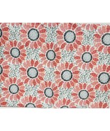 Peva Vinyl Tablecloth 52&quot;x90&quot;Oblong(6-8 people)RED,PINK &amp; BLACK ROUND FL... - £11.07 GBP