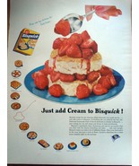 Bisquick Just Add Cream Magazine Advertising Print Ad Art 1950s - €5,20 EUR