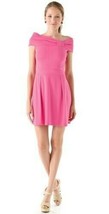 NWT 100% AUTH Red Valentino Off the Shoulder Bow Pink Dress Sz L - £314.96 GBP