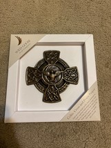 Vtg Wild Goose Studio Celtic Cross Prayer for Peace Symbol Ireland Wall Hanging - £29.65 GBP