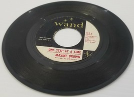 N) Maxine Brown - One Step at a Time - Anything for a Laugh  45 RPM Vinyl Record - £11.69 GBP