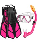 Mask Fin Snorkel Set for 3-8 Years Old Kids w/Carrying Bag for Snorkelin... - €34,13 EUR