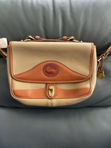 Vintage DOONEY &amp; BOURKE leather messenger bag purse USA - $1,672.49 MXN