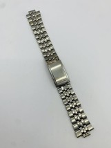 Vintage seiko stainless steel watch ￼strap,used.7mm/19mm-1970s(VE-29) - £9.39 GBP