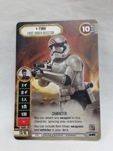 Star Wars Destiny Finn First Order Defector Alternative Art Promo Card - $6.92