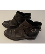 ARIAT Brown Windsor Ankle Boot Womens 6.5 Strap Buckle Made in Brazil - $885.25 MXN