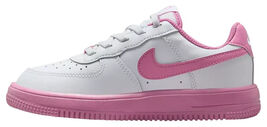 Nike Air Force 1 Low Easy On Shoes White Magic Flamingo Youth Sz 2.5Y IB... - $59.49