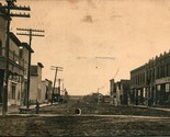 RPPC Fourth Street View Brick Block Post Office Westgate Iowa 1900s Post... - £42.69 GBP