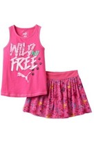 puma baby girl  wild &amp; fire tank &amp; skort set size 12M NWT - £11.26 GBP