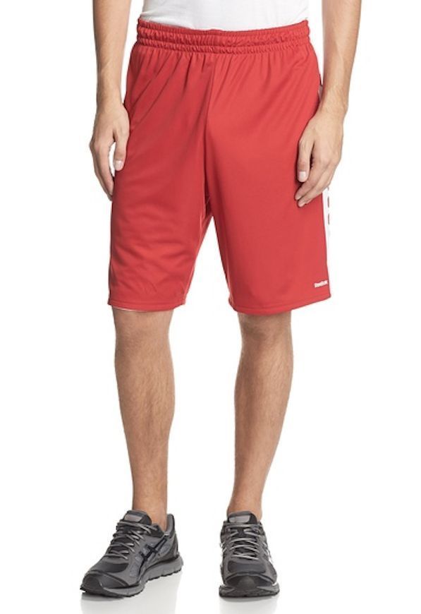 Reebok Reversible Red and White Basketball Shorts LR43 "Small/Medium" - $12.86