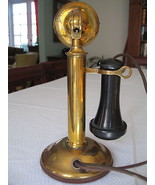 EARLY 1900&#39;S RARE ANTIQUE CANDLESTICK UPRIGHT TELEPHONE -NORTHERN ELECTR... - £279.77 GBP