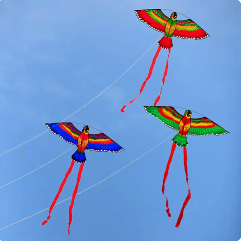 free shipping parrot kites flying toys for children kites reel weifang kites - £12.67 GBP+