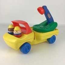 Little Tikes Toddle Tots Tow Truck Push Along Crane Vehicle Vintage 1980s Toy    - £31.25 GBP