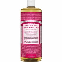 Dr. Bronner&#39;s Pure Castile Liquid Soap Rose - 32 fl oz - $44.99