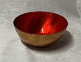 Cu-Pal X Copper Bowl with Glossy Red Inside Finish ~4 9/16&quot; in Diameter - $9.99