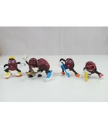 Vintage 1987  Applause Lot of 5 California Raisins 2&quot; Vinyl Figures No D... - $14.84