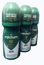 Mitchum Roll-On Antiperspirant and Deodorant for Men, Unscented, 3.4 (Pack of 3) - £25.89 GBP