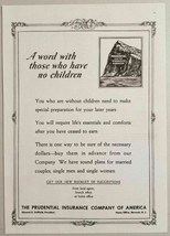 1936 Print Ad Prudential Insurance Company of America Newark,NJ - £9.32 GBP