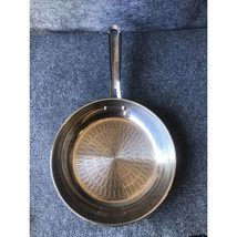 Pre-Owned Vintage T-Fal Stainless Steel 11” Round Frying Pan Skillet Cookware - £13.34 GBP