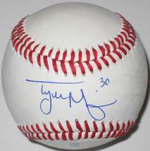 Tyler Naquin Cleveland Indians signed autographed baseball COA with exact proof - £59.34 GBP