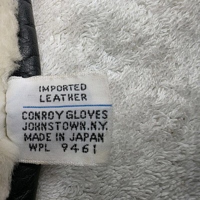 Men's XL Black Leather Insulated Conroy Trigger 3 Three-Finger Mittens Gloves Item image 9