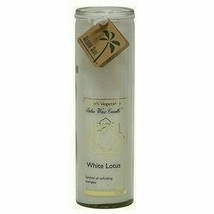 Aloha Bay Chakra Candle Jar, White Lotus, 17 oz - £18.87 GBP