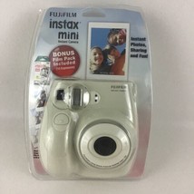 FujiFilm Instax Mini Instant Camera Bonus Film Pack White Photo Sharing ... - £70.14 GBP