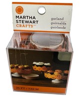 Martha Stewart Pumpkin Die-Cut Garland Halloween Party Home Decor Table Mantle - £11.73 GBP
