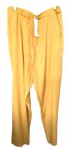 New with tags XR. B901 Pants Women&#39;s Size X-Large Golden Yellow Rayon-Po... - £12.66 GBP