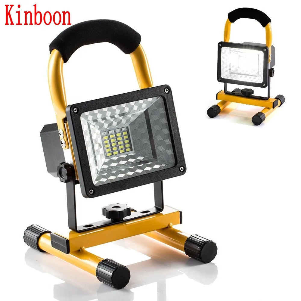 Ght portable spotlight movable outdoor camping light 24led with 3 18650 batteries power thumb200