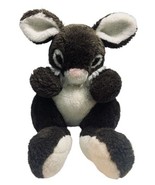 Vintage Goffa Plush Brown White Easter Bunny Rabbit Stuffed Animal Big Feet - $240.17 MXN