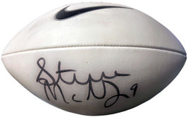 Steve McNair signed Nike Logo Full Size White Panel Football #9 Beckett Review ( - £351.43 GBP