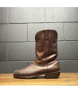 Georgia Boot Farm & Ranch Brown Leather Western Chore Work Boots Men’s 12 W - $59.96