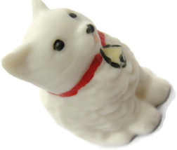Ceramic Cat Thimble Vintage Feline - $19.79