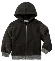 Kids Headquarters Toddler Boys Hooded Collar Jacket, 4T, Black - £43.02 GBP
