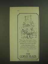 1974 The Copley Plaza Hotel Ad - Now that the Copley Plaza has a Merry-Go-Round  - £14.62 GBP