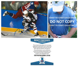 Brett Hull signed USA Hockey 8x10 photo Beckett COA proof autographed - £93.86 GBP