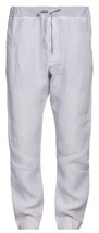 120% Lino Pure Linen Men&#39;s Italy Light  Blue Casual Pants  Size US 40 EU 56 - £103.61 GBP
